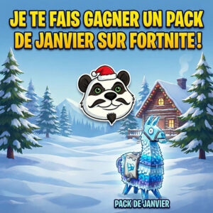 pack Fortnite de janvier a gagner avec Superico82